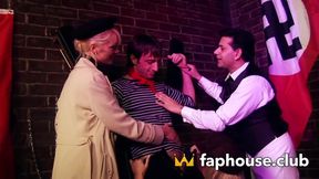 Double Penetration Foursome with a mature and Two Nasty