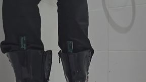 Primey's Messy Food Crush with Dr Martens Patent Jadon Hi