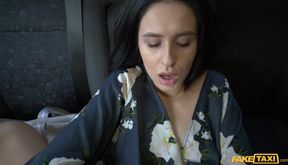 Bride's First Anal Thrill Before Wedding in Taxi