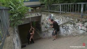 Big Natural Tits Exposed in the Street