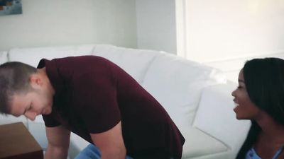 Sultry Jasmyne De Leon making large penis for pleasure