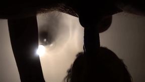 Taboo dorm blowjob, cum in mouth