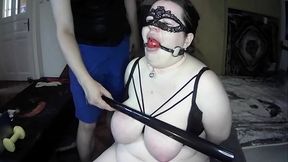 Breast spanked bitch suffers from pain HD FULL