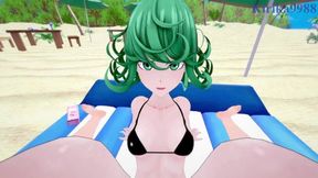 Tatsumaki and I enjoy hot sex by the beach in this 1-Punch Fiance anime