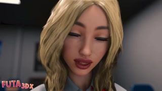 Futa3dx - This Futanari Teacher's Cock Is Shoved In Big Tittied Blonde