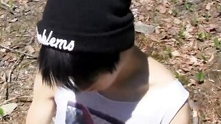 "Wild Outdoors Naked Twinks - Scene 1" or "Twinkle's Wet Adventure in Nature"