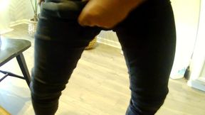 Black Pants Right Leg