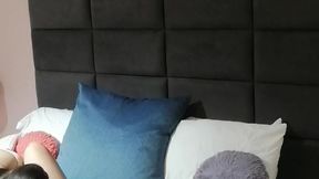 Teen MILF rides cock and cums hard at her hunk's house