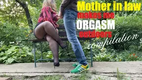 milf in law makes me orgasm outdoors compilation