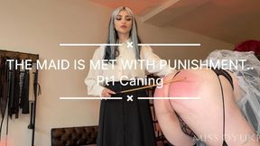 THE MAID IS ME WITH PUNISHMENT - Pt 1 CAINING PUNISHMENT 720p