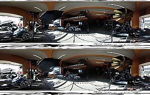 Backstage Claudia Macc - Bikes and Babes TV Sexy VR clips - 3DVR360 Up/Down
