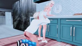 Stepmom Cheats on Husband for Hot 3D Hentai Threesome with Stepson Cuckold