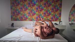 Bearzinho Black - Bed Wrestling Domination