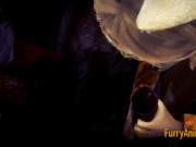 Furry Yaoi - Demond Wolf and Cute Fox Yiff 1/2