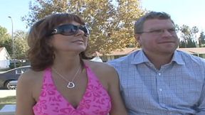 Desi's husband enjoys watching her get fucked intensely and swallow plenty of cum