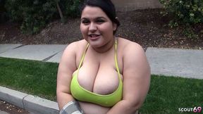 Chubby BBW First Interracial Sex