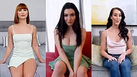She's new audition - beautiful, gorgeous blond likes shaft and wants to get fucked