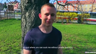 CZECH HUNTER 423 -  Hunk From The Bus Stop Gives A Fat Cock A Go