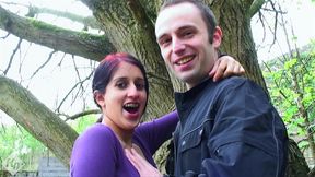 dirty dogging teen indian slut zarina masood fucks and sucks in the woods to creamy facial