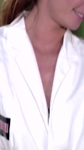 Captivating moment from &quot;Hot masseuse gets squirted by a customer&quot;