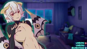 Femboy incubus leaks slurping his deal you M4M HD lewd ASMR