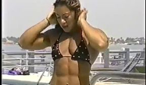 Those muscles are as hard as big as the judges erection