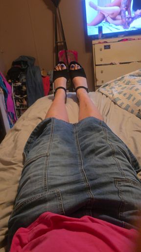 Sissy cd loves dressing up an cock