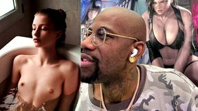 tight petite teen girl taking a hot bath needs to get skull fucked, ai generated