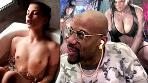 tight petite teen girl taking a hot bath needs to get skull fucked, ai generated