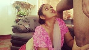 Wife Hired a Desi Housemaid Who Eventually Husband's Dick Servant