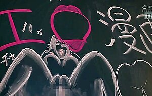 Mird-195 these intellectual girls are getting their lesbian lust on in this sexual erotic manga
