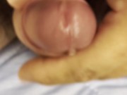 【接写！！】高速手コキでじんわり射精〜毎日投稿1日目〜