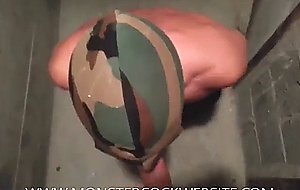 Blowing honey big cock in the basement