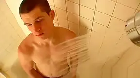 Tall Hung Dude Solo Masturbation In The Shower With Lex Lane