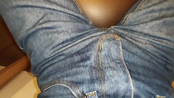 Peeing in kitchen
