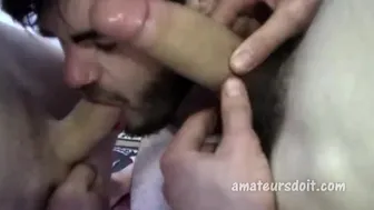 Amateur Hairy Aussie Bears Threesome Big Dicks Rimming DP Cumshot