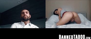 Athena Faris's stepfather's naughty solo tease