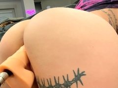 Sexy hottie Anetta Keys enjoys a solo toy masturbation