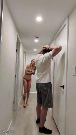 Embarrassed, Naked, and Locked Out of My Room! Mars Solo and Albino Adonis