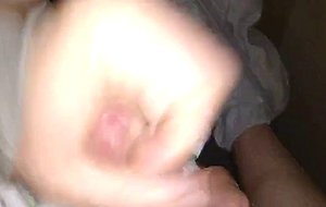 Twink cumming his wet diaper