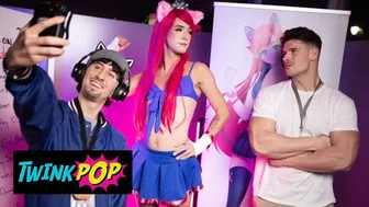 Cosplay Axelle Rose Rides Malik Delgaty's Big Dick After Anime Flirt