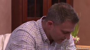 Closeted married dude Brendan Cage loved the priests hung dick