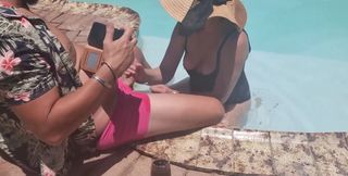 Random Guy Vacation Pool Blowjob