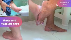 Washing our feet together. 1080 FHD