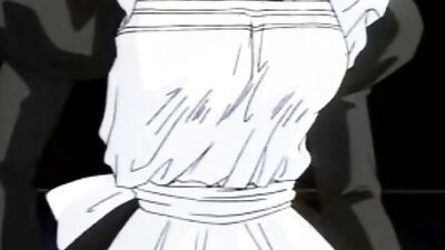 Kinky maid gives master a sloppy BJ before getting pounded in anime video