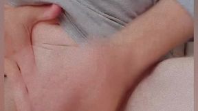 my giant hole spits natural lube after a long fisting session.