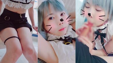 [intro] VTuber Nazuna I begged a cosplayer to give a blowjob during a movie shoot at a seaside hotel