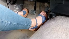 Wood sole sandals
