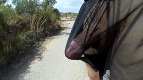I Got Erect Wearing Sheer Boxers in Road