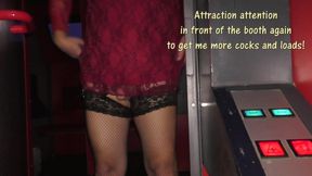 Swallowing multiple loads at the gloryhole - Part 2